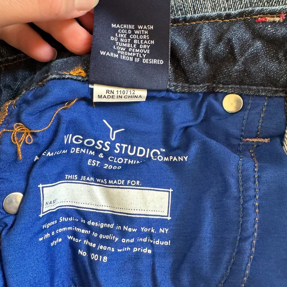 Vigoss Studio Women's Vintage Brooklyn Bermuda Jeans Size 28 - Picture 8 of 8